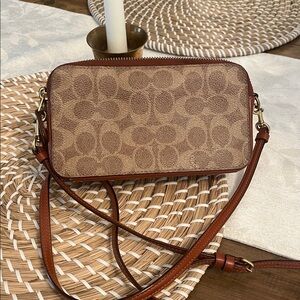 Coach Brown Leather Interior Bag